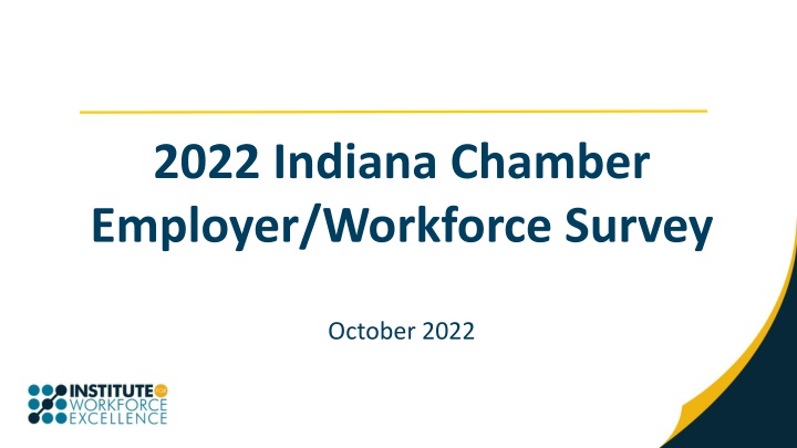 2022 indiana chamber employer workforce survey