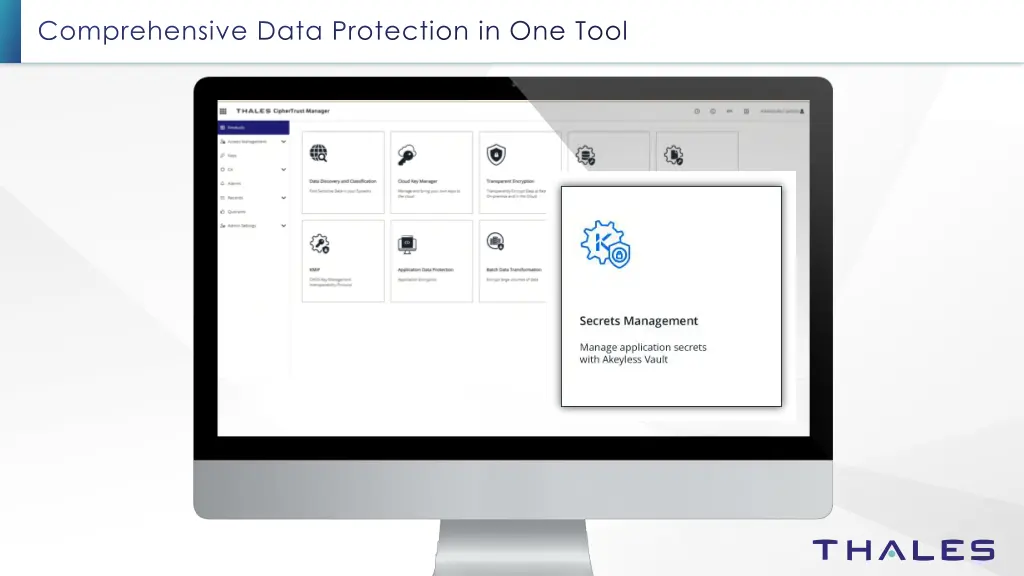 comprehensive data protection in one tool