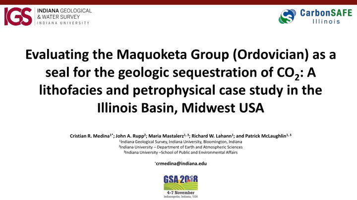 evaluating the maquoketa group ordovician