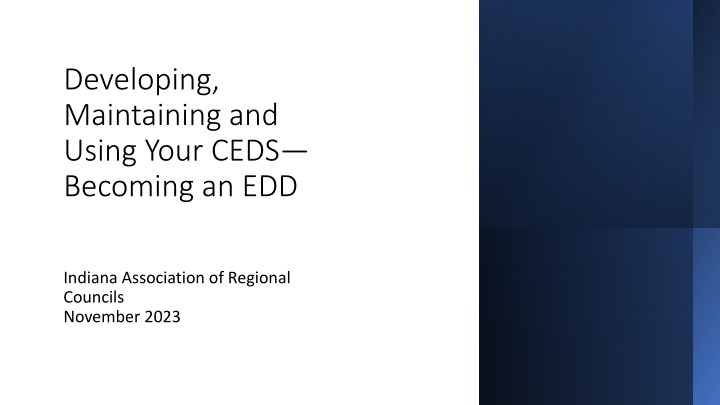 developing maintaining and using your ceds