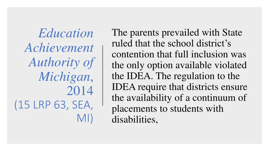 education achievement authority of michigan