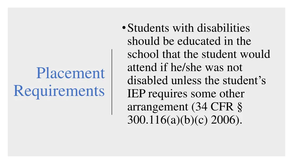 students with disabilities should be educated