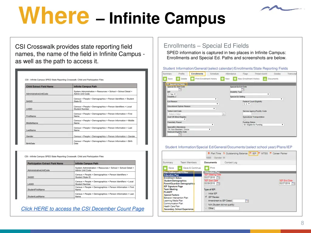 where infinite campus