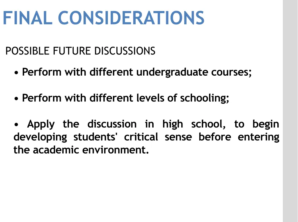 final considerations 1