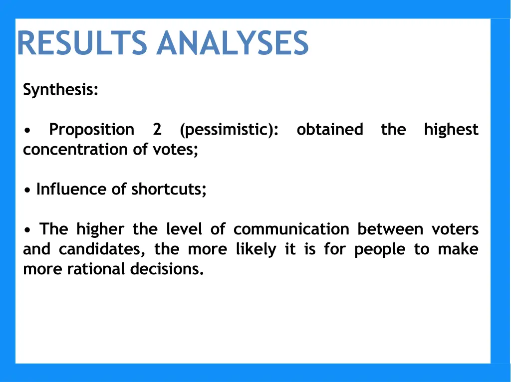 results analyses 2