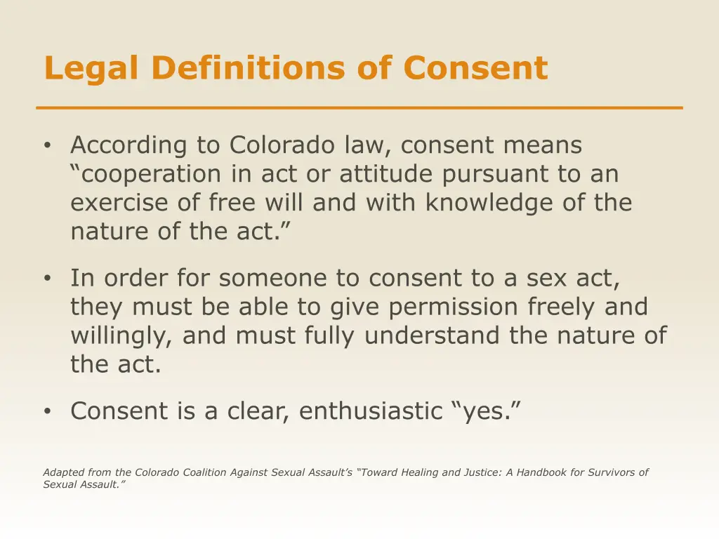 legal definitions of consent