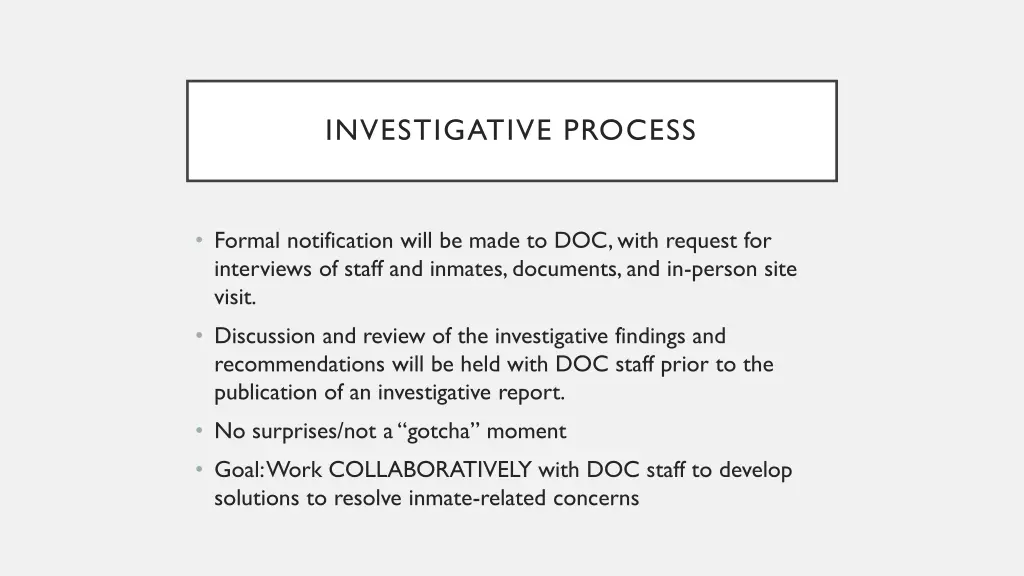 investigative process 1