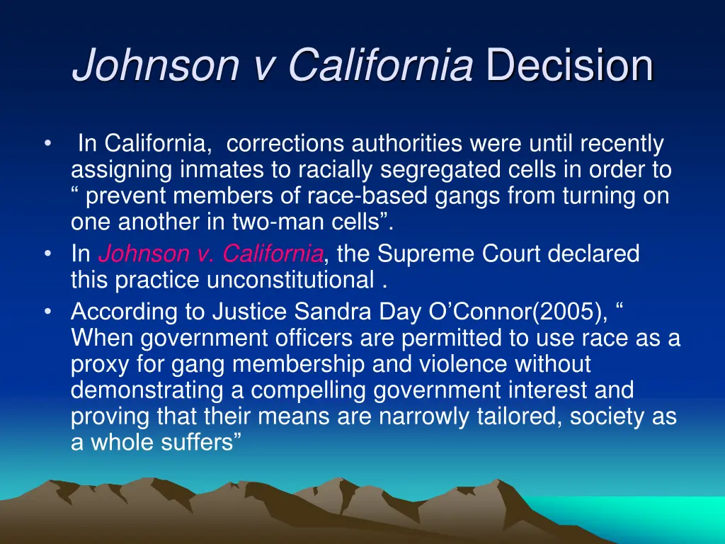 johnson v california decision