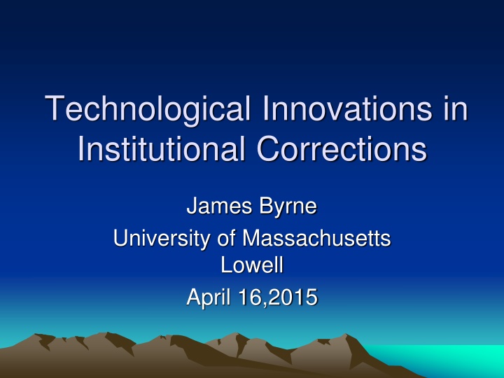 technological innovations in institutional