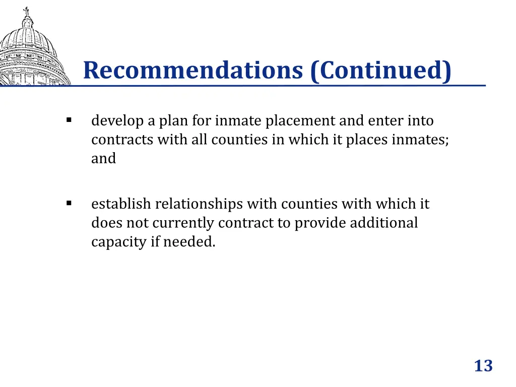 recommendations continued 2