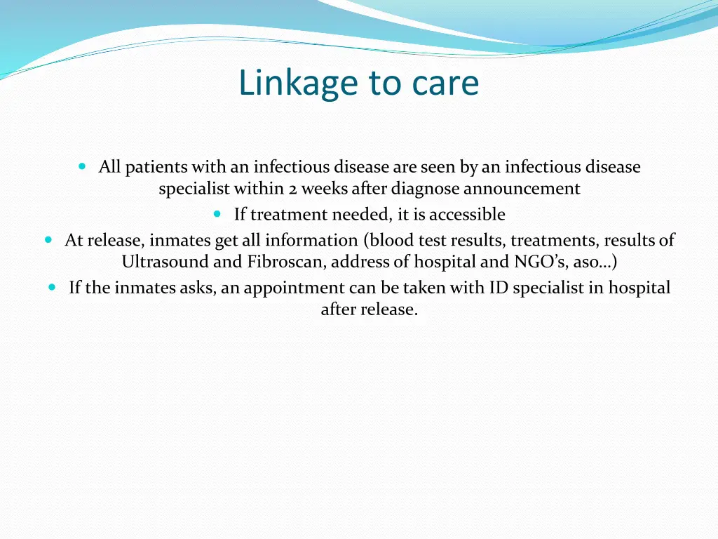 linkage to care