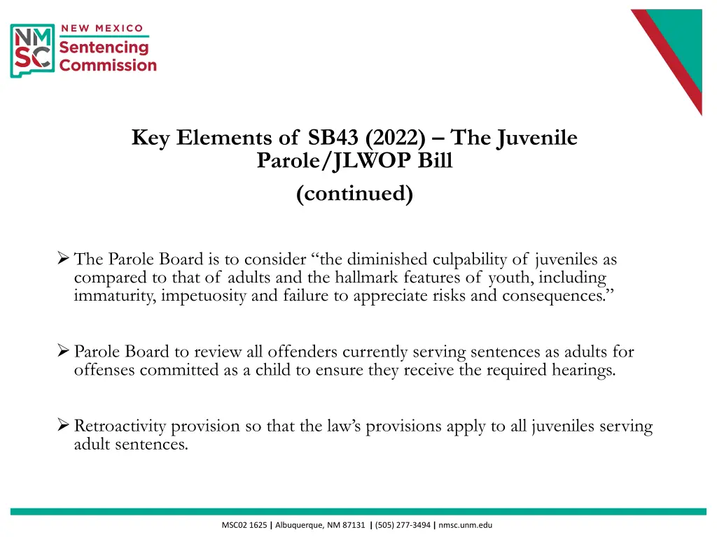 key elements of sb43 2022 the juvenile parole 1