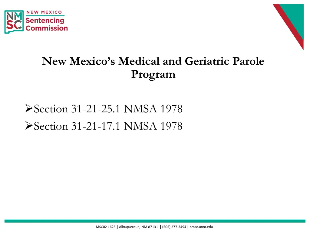 new mexico s medical and geriatric parole program