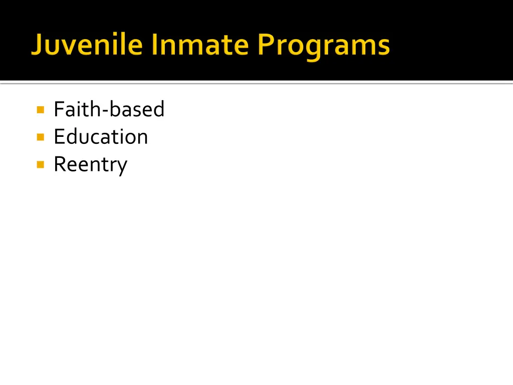 faith based education reentry