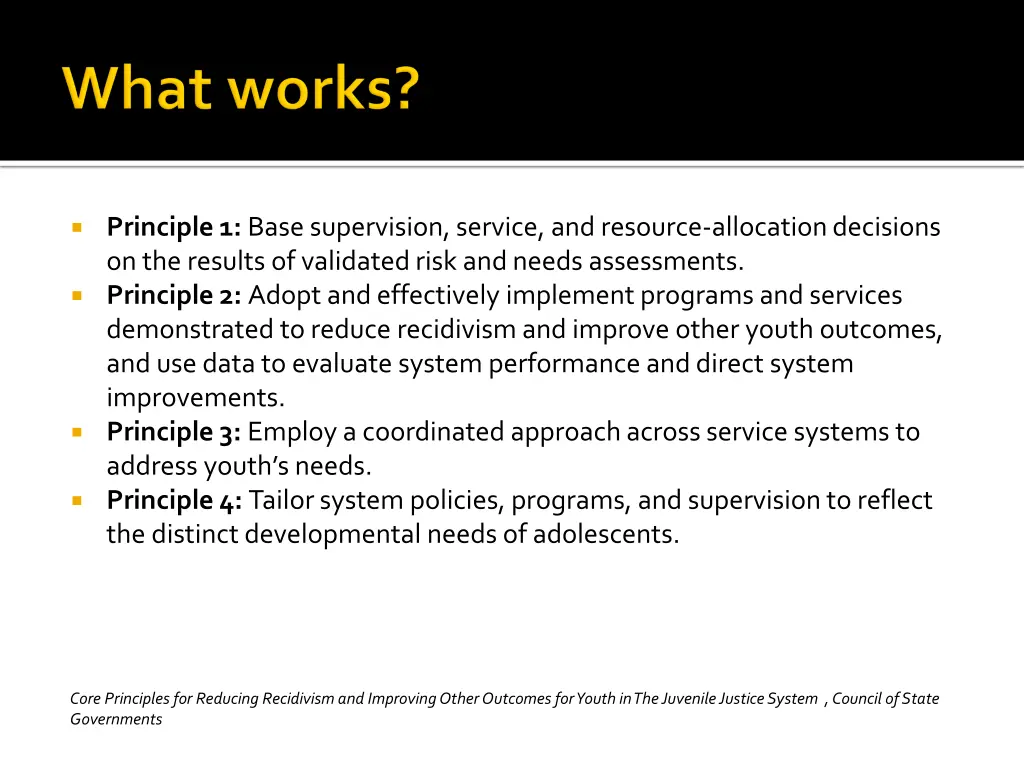 principle 1 base supervision service and resource