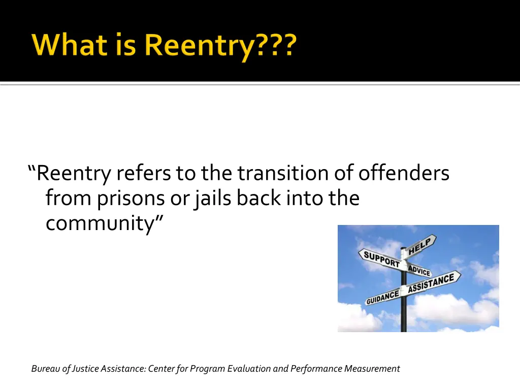 reentry refers to the transition of offenders