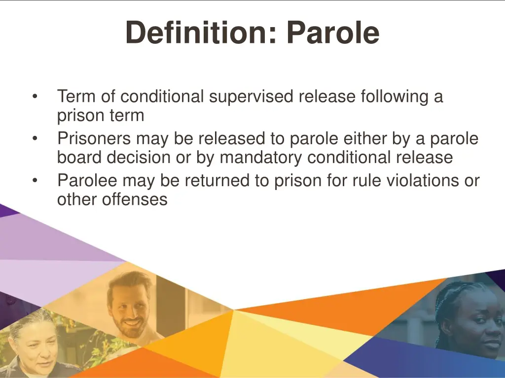 definition parole