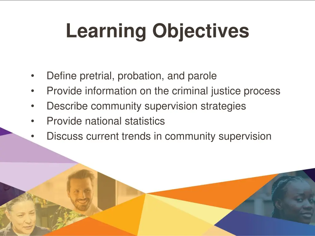 learning objectives