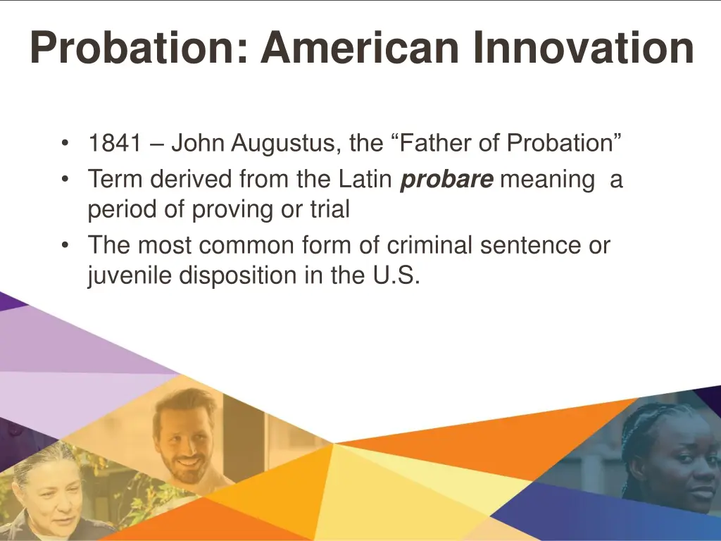 probation american innovation