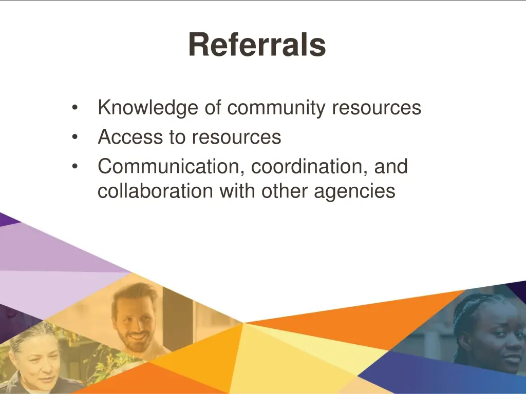 referrals