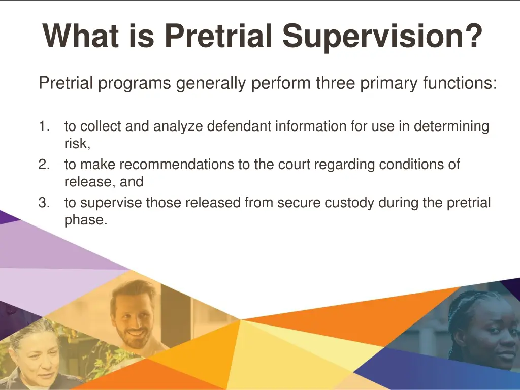 what is pretrial supervision