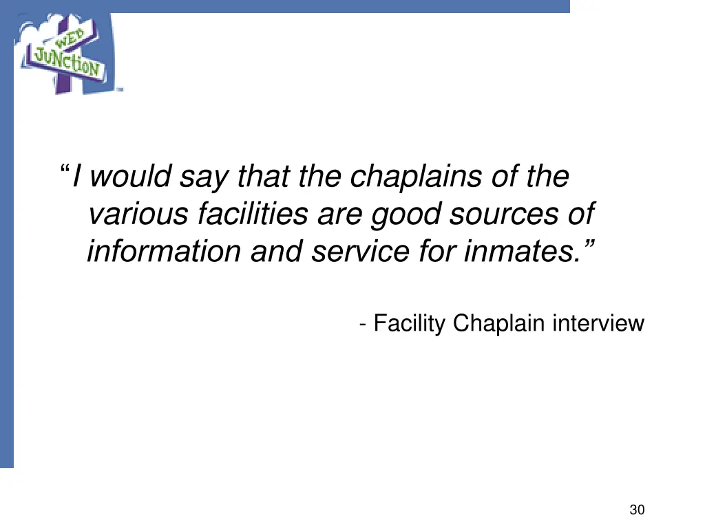 i would say that the chaplains of the various