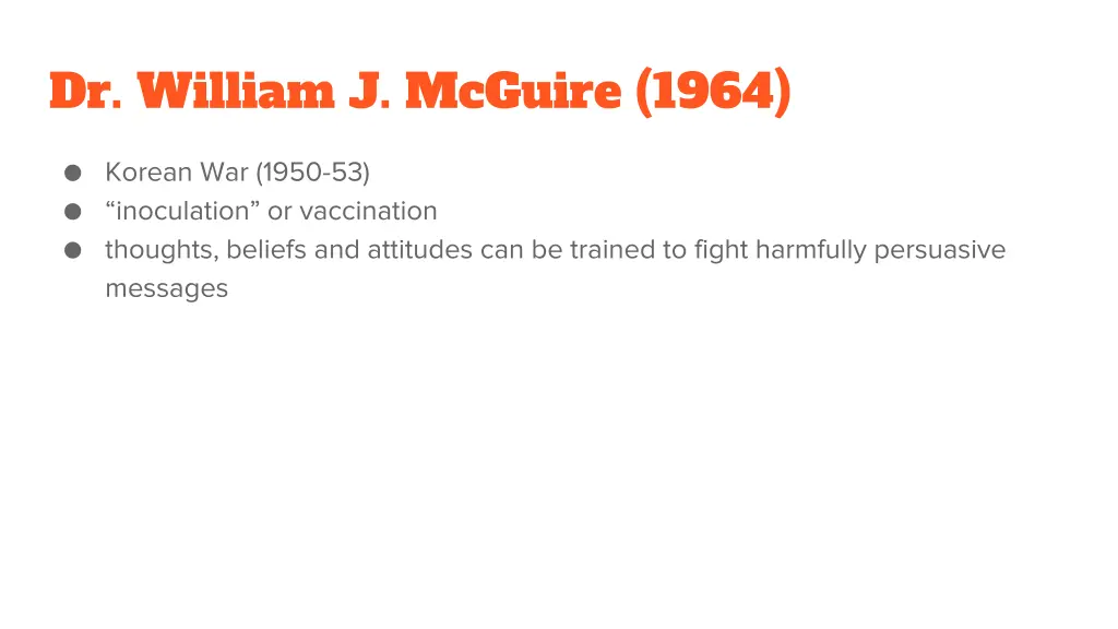 dr william j mcguire 1964