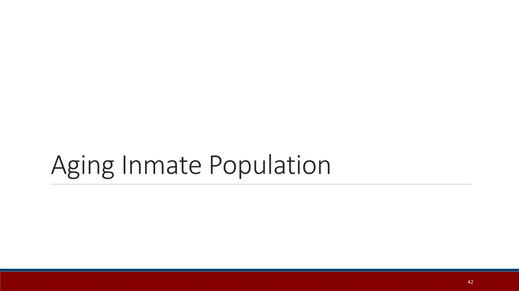 aging inmate population