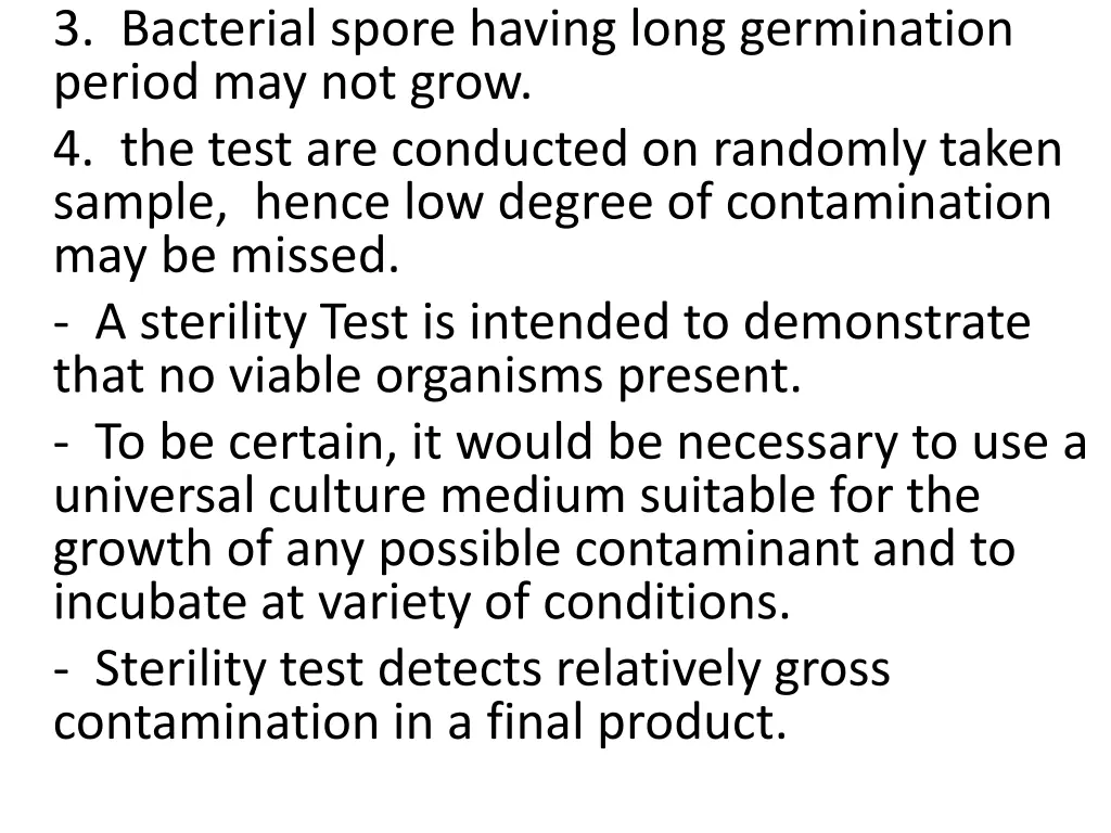 3 bacterial spore having long germination period