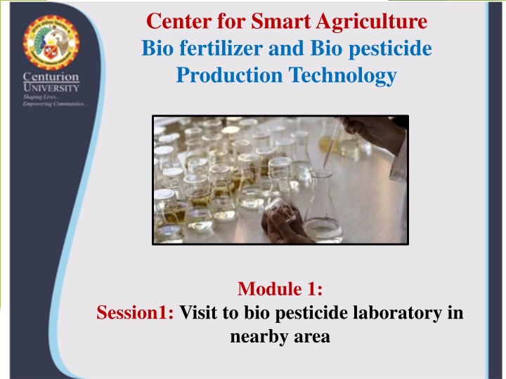 center for smart agriculture bio fertilizer