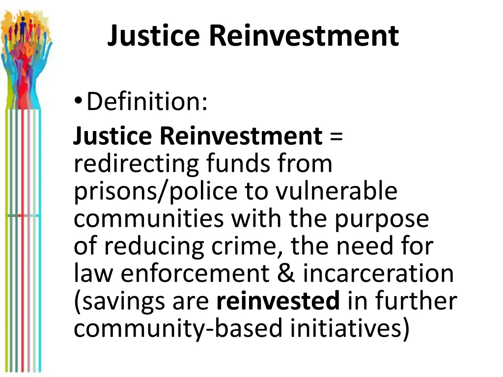 justice reinvestment