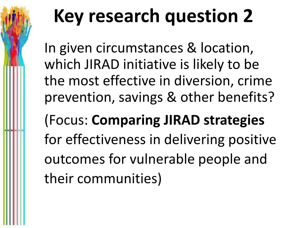 key research question 2