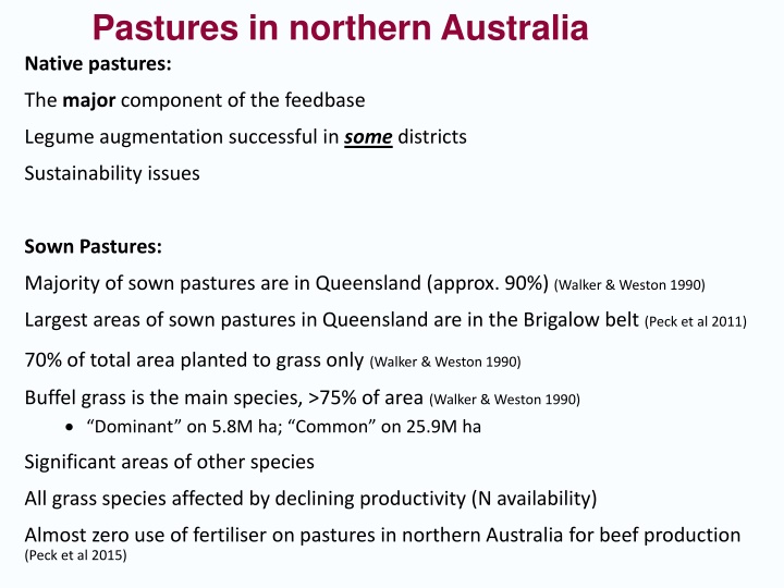 pastures in northern australia native pastures