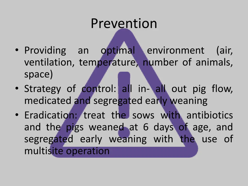 prevention