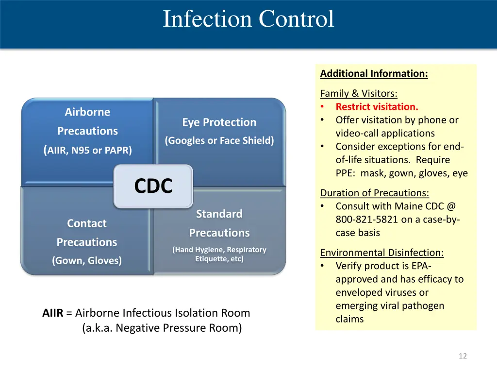 infection control