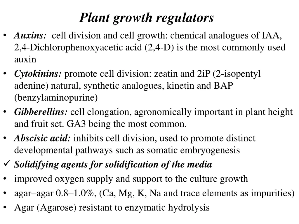 plant growth regulators