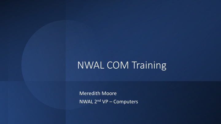 nwal com training