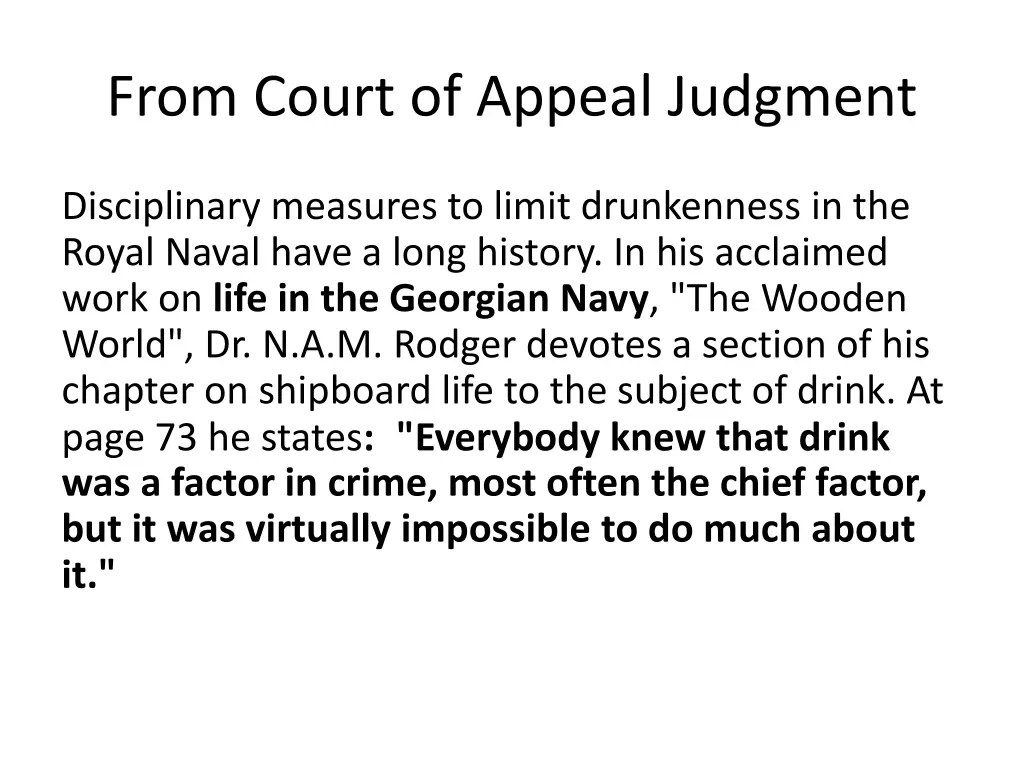 from court of appeal judgment