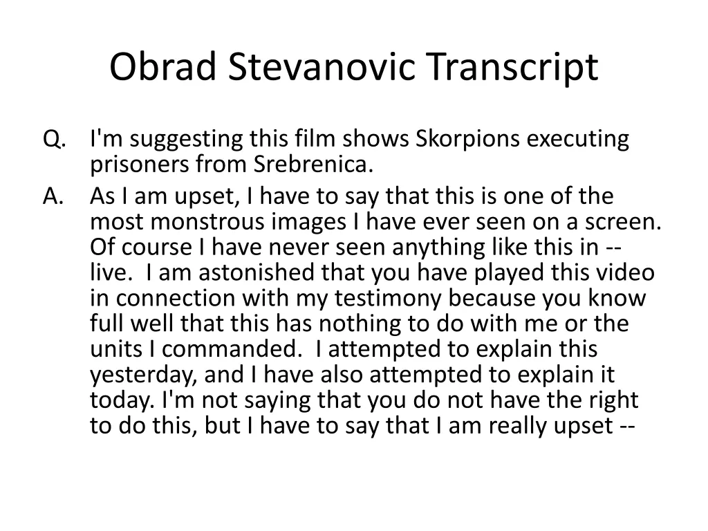 obrad stevanovic transcript 3