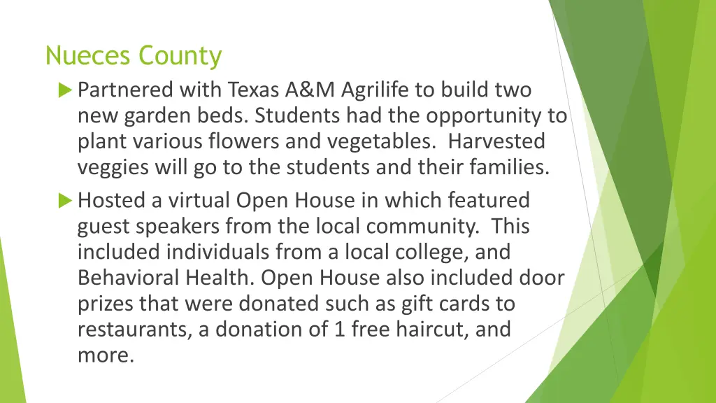 nueces county partnered with texas a m agrilife