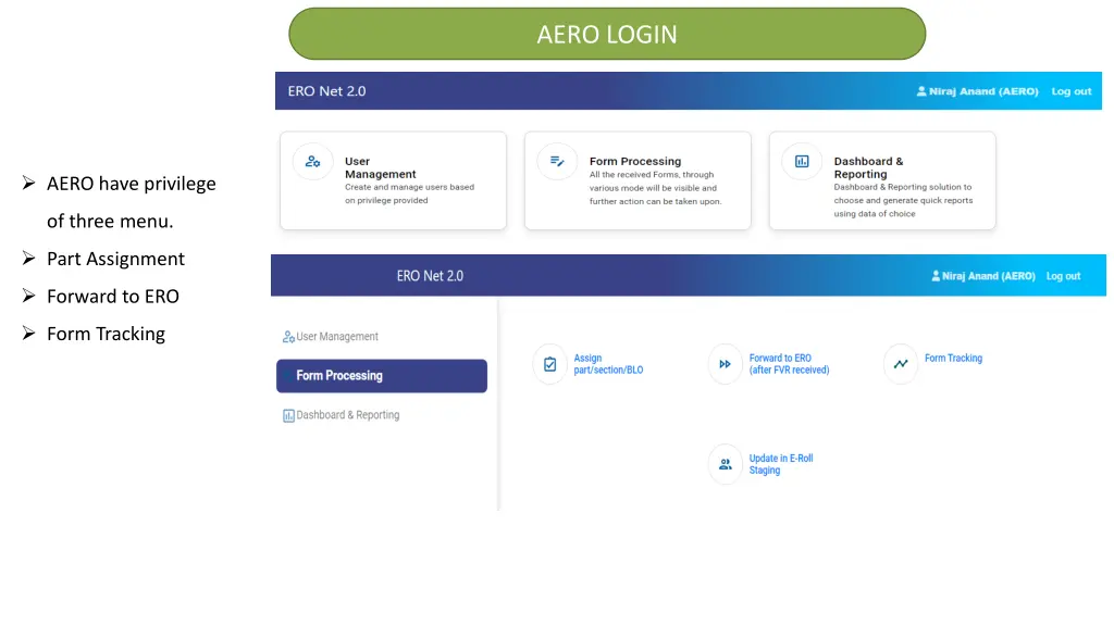 aero login