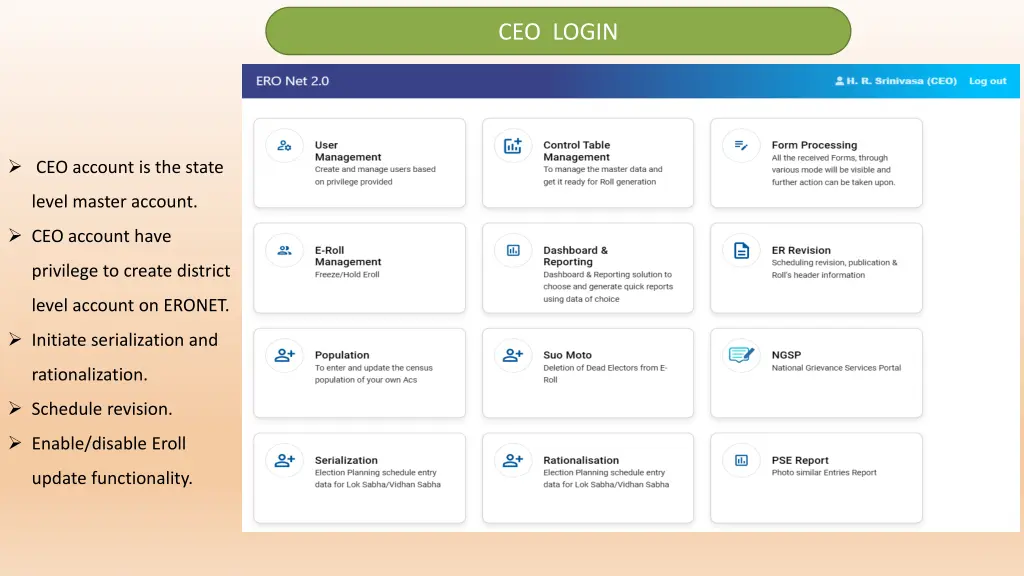 ceo login