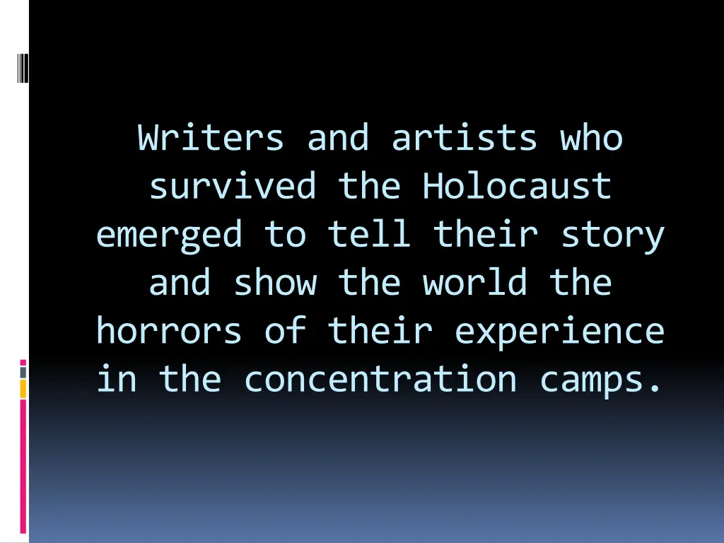 writers and artists who survived the holocaust