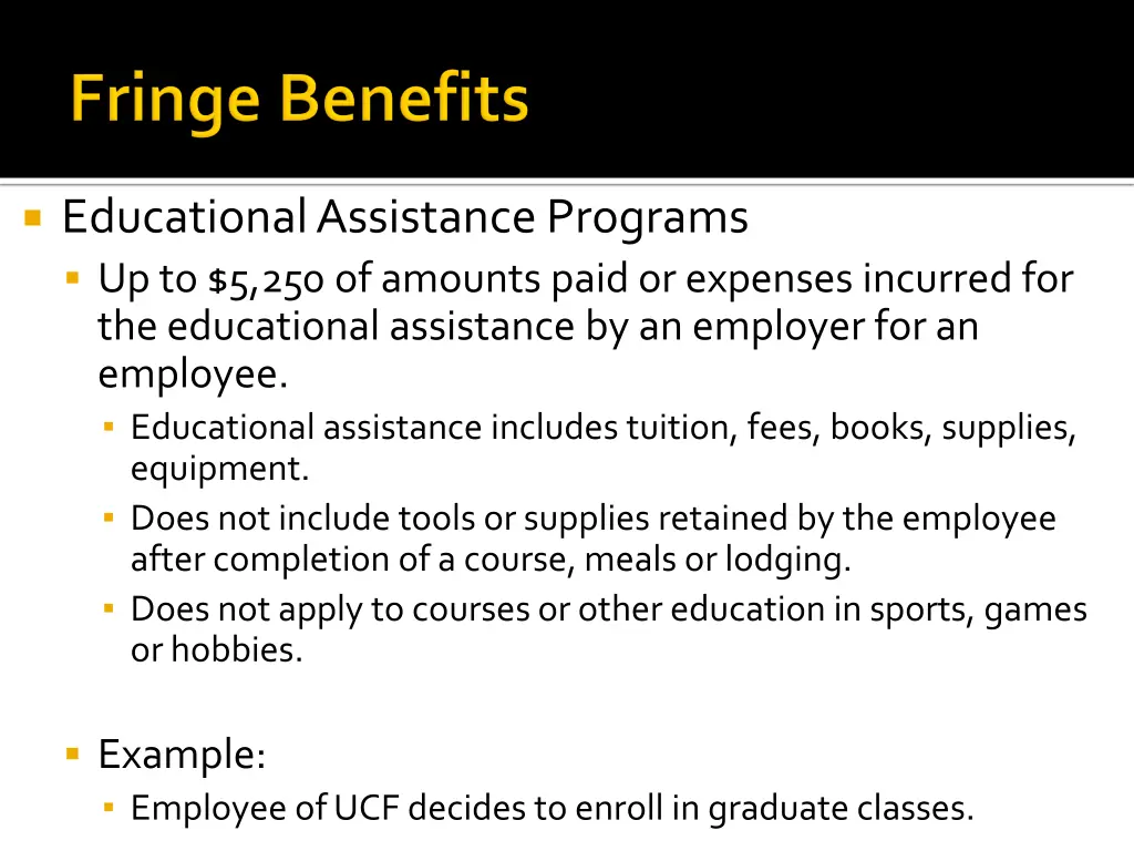 educational assistance programs