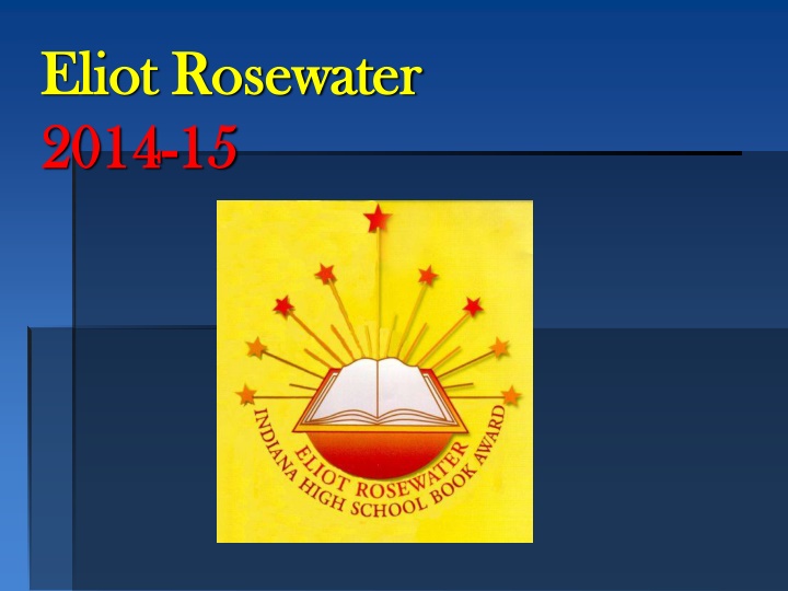 eliot rosewater eliot rosewater 2014 2014 15 15