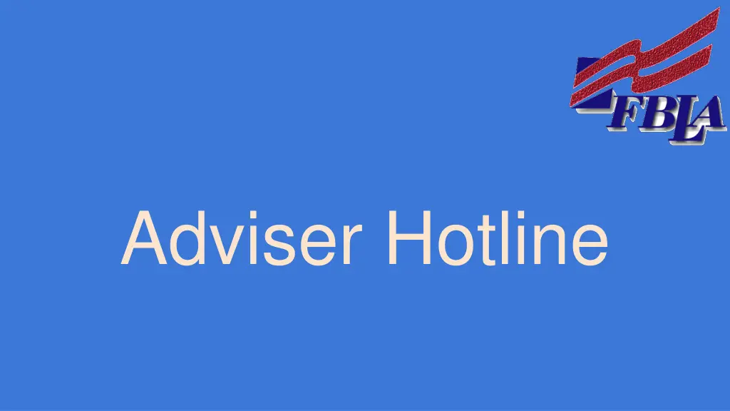 adviser hotline