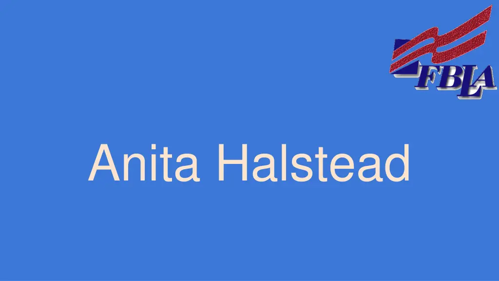 anita halstead