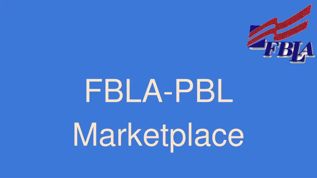 fbla pbl marketplace