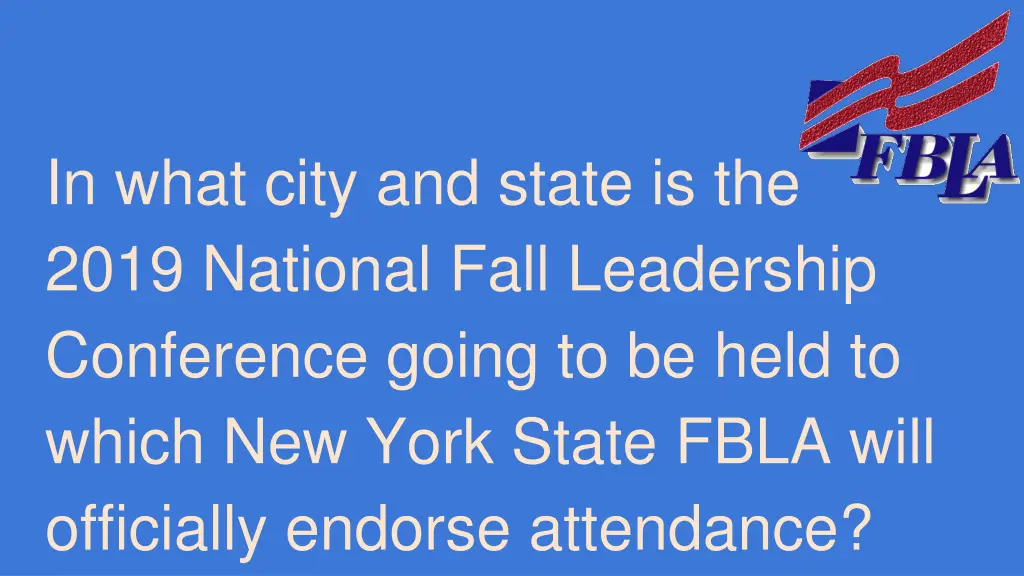 in what city and state is the 2019 national fall