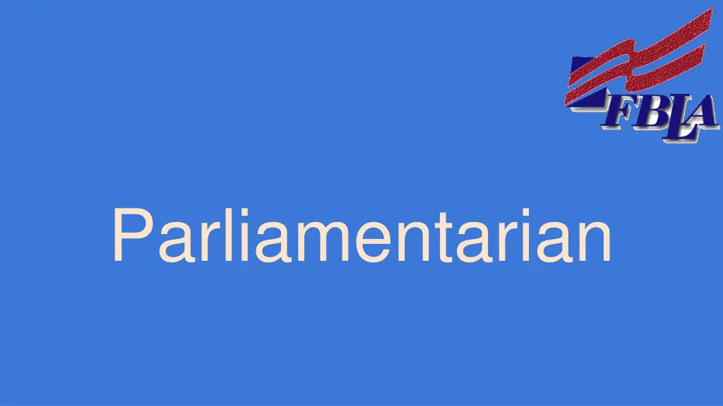 parliamentarian